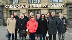 Auch ein Besuch im Kaiser-Wilhelm-Museum war Teil des Programm. Bild: Stadt Krefeld, Presse und Kommunikation