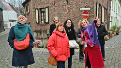 Die historische Kulisse begeisterte die Gäste. Bild: Stadt Krefeld, Presse und Kommunikation