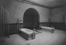 Der Brauseraum im römisch-irischen Bad. Aufnahmedatum unbekannt.Bild: Stadt Krefeld, Stadtarchiv