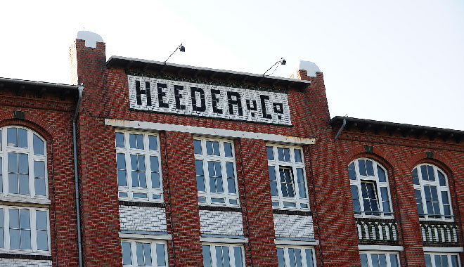 Außenansicht der Fabrik Heeder.Foto: Stadt Krefeld, Presse und Kommunikation Außenansicht der Fabrik Heeder.Foto: Stadt Krefeld, Presse und Kommunikation