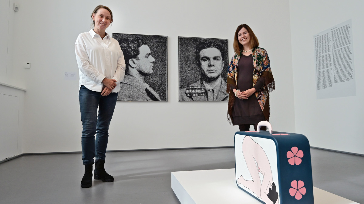 Ein neu gestalteter Raum widmet sich Werken von Warhol, Richter und Wesley. Foto: Stadt Krefeld, Presse und Kommunikation, A. Bischof