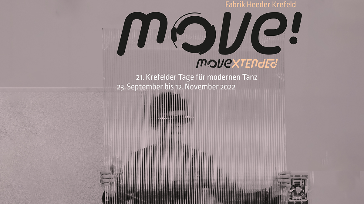 Plakat der 21. Auflage des Festivals „Move“ und „Move Extended“. Foto: Stadt Krefeld, Kulturbüro