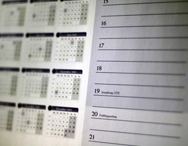 Kalender, Foto: Nicole Bercz